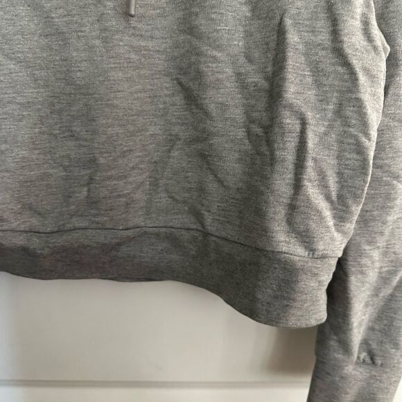 Wrangler Women’s Grey Cropped Hoodie Size S - Picture 9 of 10